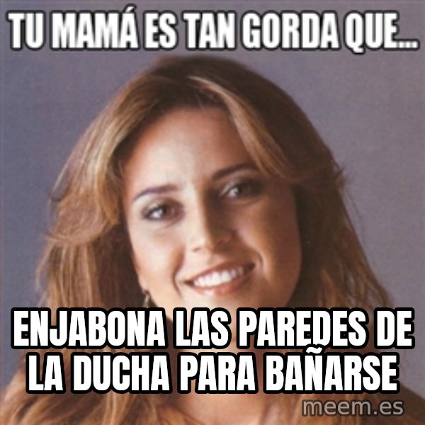 La Azcarate meme: enjabona las paredes de la ducha para bañarse