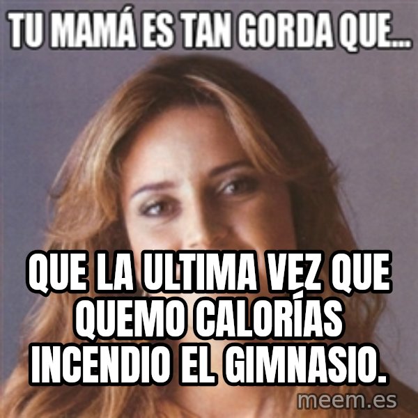 La Azcarate meme: Que la ultima veZ que quemo calorías incendio el gimnasio.