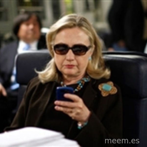 Hillary Text meme template