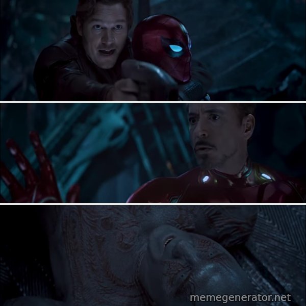 Why Is Gamora? meme template